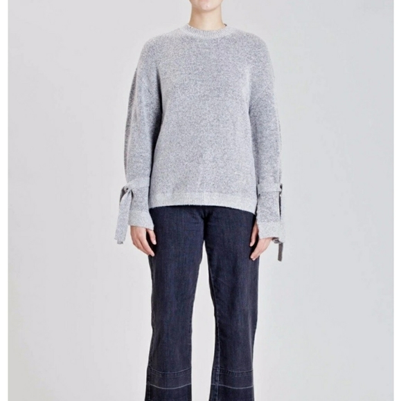 NATIVE YOUTH Sweaters - Native Youth Luna knitted sweater w/ tie sleeves